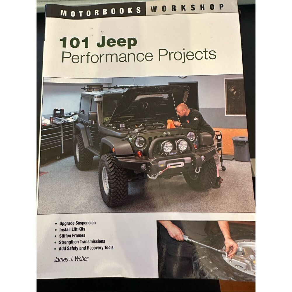 Motorbooks Workshop 101 Jeep Performance Projects Book Shop Manual Catalog Step